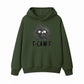 F-CAW-F Quirky Big-Eyed Crow Hoodie
