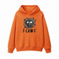 F-CAW-F Quirky Big-Eyed Crow Hoodie