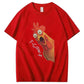 F-Caw-F Scream Rooster Graphic T-Shirt