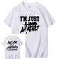 "I'm Just An Adult" Quirky Graphic T-Shirt
