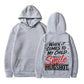 When It Comes To My Child I Will Smile In My Mugshot Printed Men's Hoodie