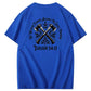 No Weapon Pattern Print Crew Neck T-Shirt