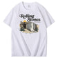 Rolling Stones Since  Ad 33 Pattern Print Crew Neck T-Shirt