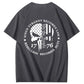 We Are People 1776 Skull Pattern Print 100%Cotton T-Shirt