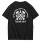 No Weapon Pattern Print Crew Neck T-Shirt