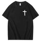 Jesus elsker dig, bror, 100% bomulds t-shirt med mønsterprint