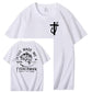 Jesus Made Me A Fisherman Pattern Print 100%Cotton T-Shirt