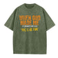 When God Made Me He Grinned And Said This'll Be Fun Pattern Crew Neck T-Shirt