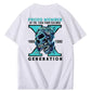 Gen X Skull Pattern 100%Cotton T-Shirt
