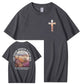 God Turns Broken Pieces Into Masterpieces Christian Pattern Crew Neck T-Shirt