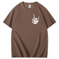 Chill The Fourth Out  Skull Pattern  Print 100%Cotton T-Shirt