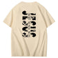 Jesus The Way The Truth The Life  Pattern Print Crew Neck T-Shirt