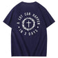 A Lot Can Happen  In 3 Days Pattern Print Crew Neck T-Shirt