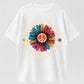 Imagine All the People Living Life in Peace Floral Daisy T-Shirt
