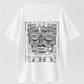 Urbntees Vos Vitae Forma Corpore Mystical Skull Face Organic Cotton Unisex T-Shirt
