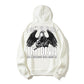 100% Cotton "I Can't Go to Hell, The Devil Has a Restraining Order Against Me" Eagle Hoodie