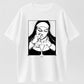 Urbntees Rebel Nun Smoking Cigar Sarcastic Graphic Pure Cotton Tee