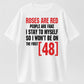 Roses Are Red People Are Fake I Stay To Myself So I Won't Be On The First 48 T-Shirt