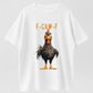 100% Cotton Unisex FCAWF Black Chicken