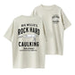 Edgy Humor T-Shirt – 'Big Willie's Rock Hard Caulking' Sarcastic Style for Bold Personalities
