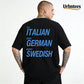 Urbntees Eat Italian Drive German Marry Swedish Funny Organic Cotton Unisex T-Shirt