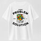 Every Problem Has A Solution Rubik's Cube Graphic T-Shirt - 100% Cotton Heavyweight