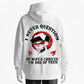 Edgy Skull Graphic Hoodie – 'I Never Question' Bold Design for Unique Street Style