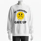 Humorous Therapy Meme Hoodie – 'My Therapist Gave Up' Melting Smileys Design for Sarcastic Personalities