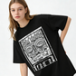 Urbntees Vos Vitae Forma Corpore Mystical Skull Face Organic Cotton Unisex T-Shirt