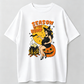 Women's Short Sleeve Casual Cotton Crew Neck Graphic T-Shirt - Pregnancy Clothes, Halloween Baby Announcement Costume, Fall Mama-To-Be Gift