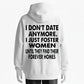 I’m Just a Foster Mom Funny Text Print Hoodie
