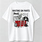 Waiting On Parts Funny Skeleton Auto Mechanic Technician T-Shirt