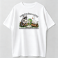 I Tried to Form a Gang But It Turned Into a Book Club Shirt, Funny Reading Tee, Raccoon Frog Goose Graphic T-Shirt