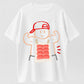 Urbntees Sausage Abs Muscle Man Funny Organic Cotton Unisex T-Shirt