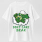 100% Cotton "Don't Care Bear" T-Shirt – Cute & Chill Animal Humor Tee