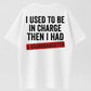 I Used To Be In Charge Then I Had A Granddaughter Printed Men's T-Shirt,Gift For Dad- Grandpa