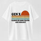 Gen X Raised On Hose Water And Neglect Vintage T-Shirt - 100% Cotton Heavyweight