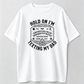 Hold On I'm Texting My Dad Ouija Board Retro Father Day T-Shirt