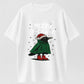 F-CAW-F Raven in Holiday Style – Funny Dark Christmas Sweatshirt