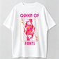 Queen Of Farts T Shirt, Funny Joke Tee, Inappropriate Fart Shirt, Prank Gift For Her, Embarrassing Humor Shirt, Unisex Short Sleeve Tee