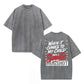When It Comes To My Child Smile In My Mugshot Vintage Washed Tee