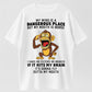 My Mind Is A Dangerous Place But My Mouth Is Worse Funny Monkey T-Shirt