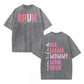 Urbntees BRUH Formerly Known as Mom Vintage Washed Funny Mom Graphic Pure Cotton T-Shirt
