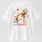 Urbntees It's OK to Be Different Giraffe Autism Awareness Puzzle Graphic Pure Cotton T-Shirt