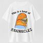This Is a Load of Barnacles Funny SpongeBob Style Organic Cotton Unisex T-Shirt