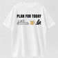 Plan For Today Boat Beer Sex Funny Graphic Pure Cotton T-Shirt