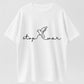 Stop War Minimalist Peace Dove Peace Declaration T-Shirt