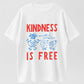 Urbntees Kindness Is Free Sprinkle It Everywhere Cute Monsters Organic Cotton Unisex T-Shirt