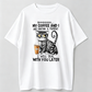 My Coffee and I Are Having a Moment Funny Cat T-Shirt