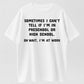 Urbntees Sometimes I Can't Tell Preschool or High School Oh Wait I'm at Work Funny Tee